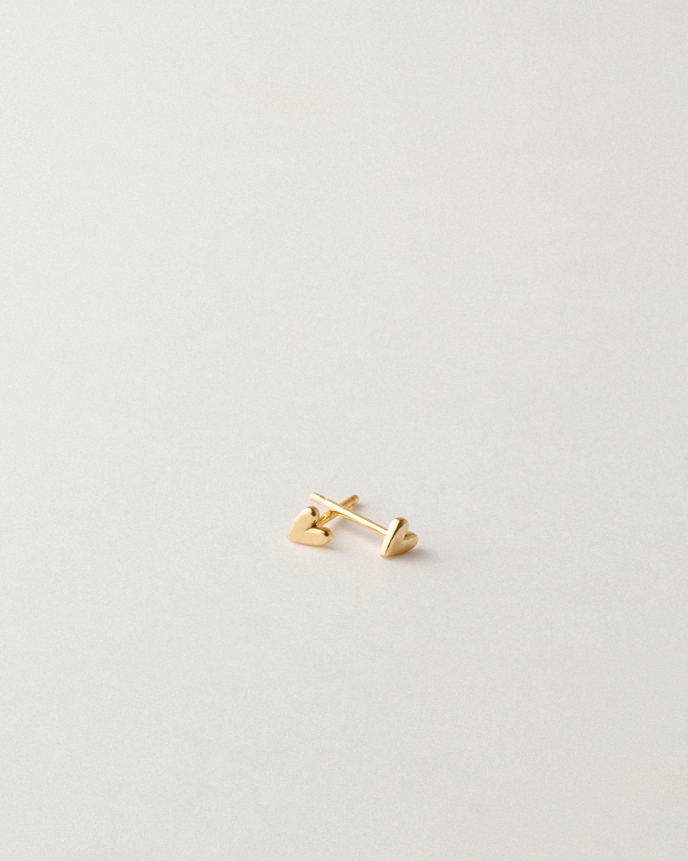 Elegant Sweetheart Stud Earrings