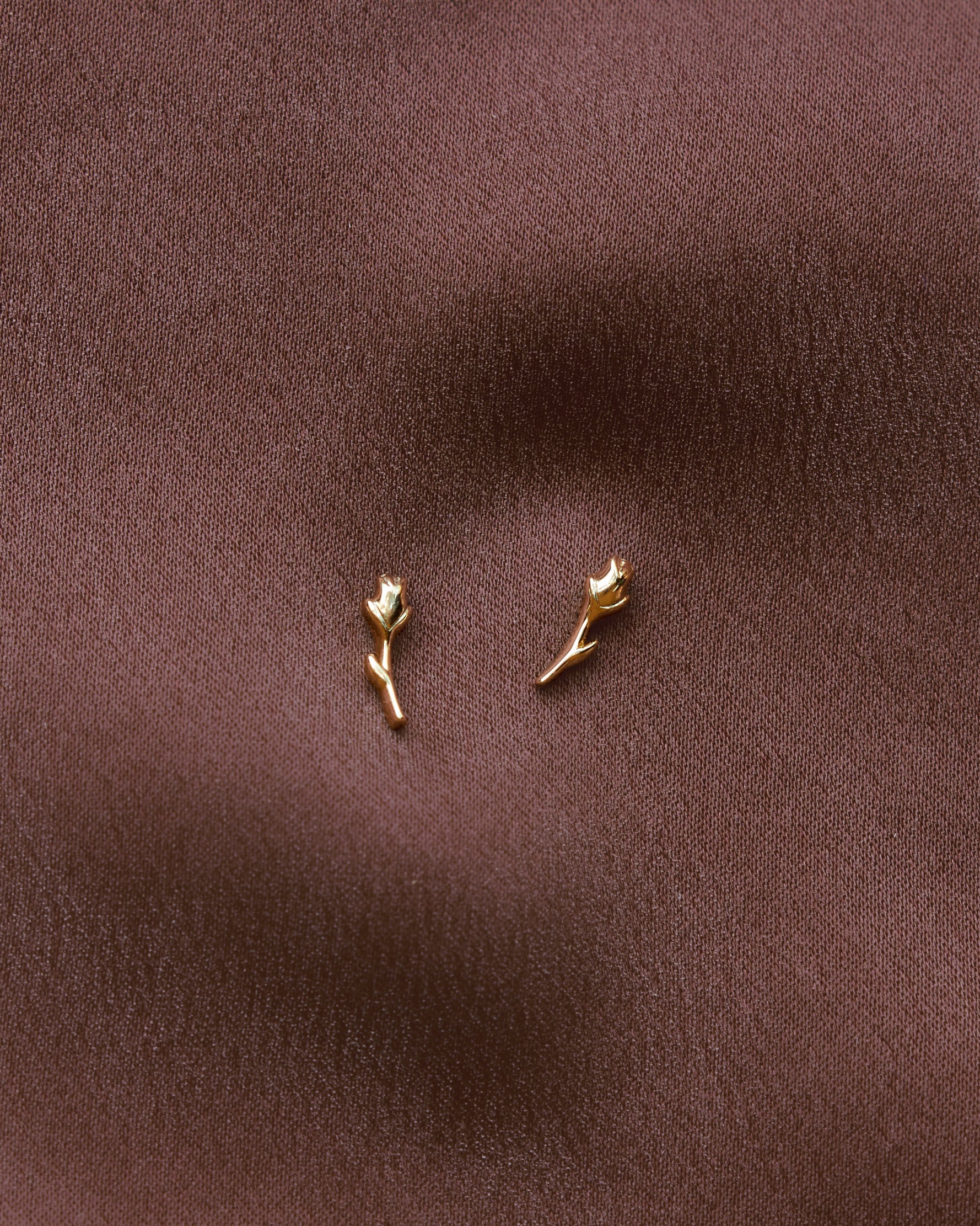 Stylish Rosebud Stud Earrings