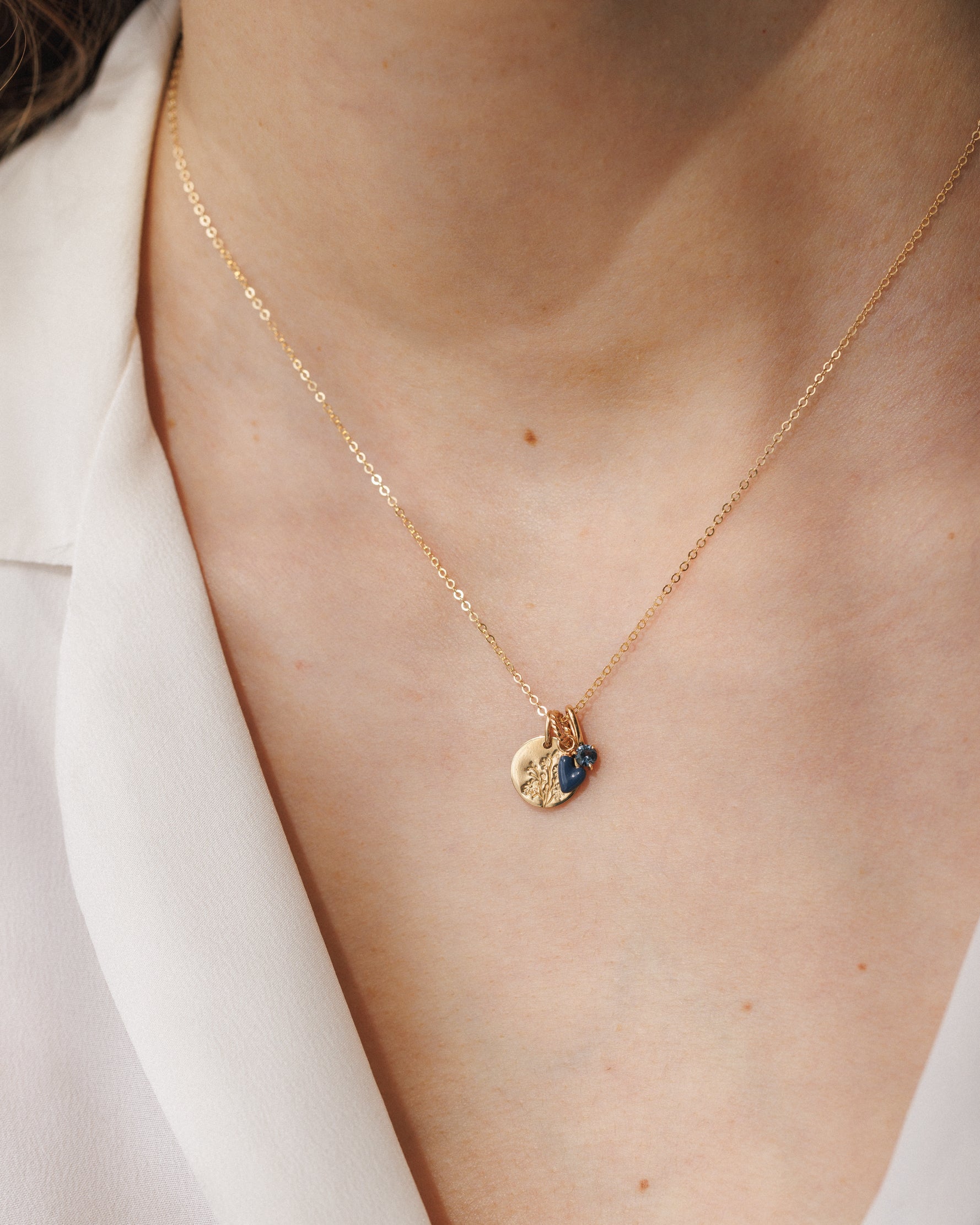 Personalized Aura Birthday Necklace Gift
