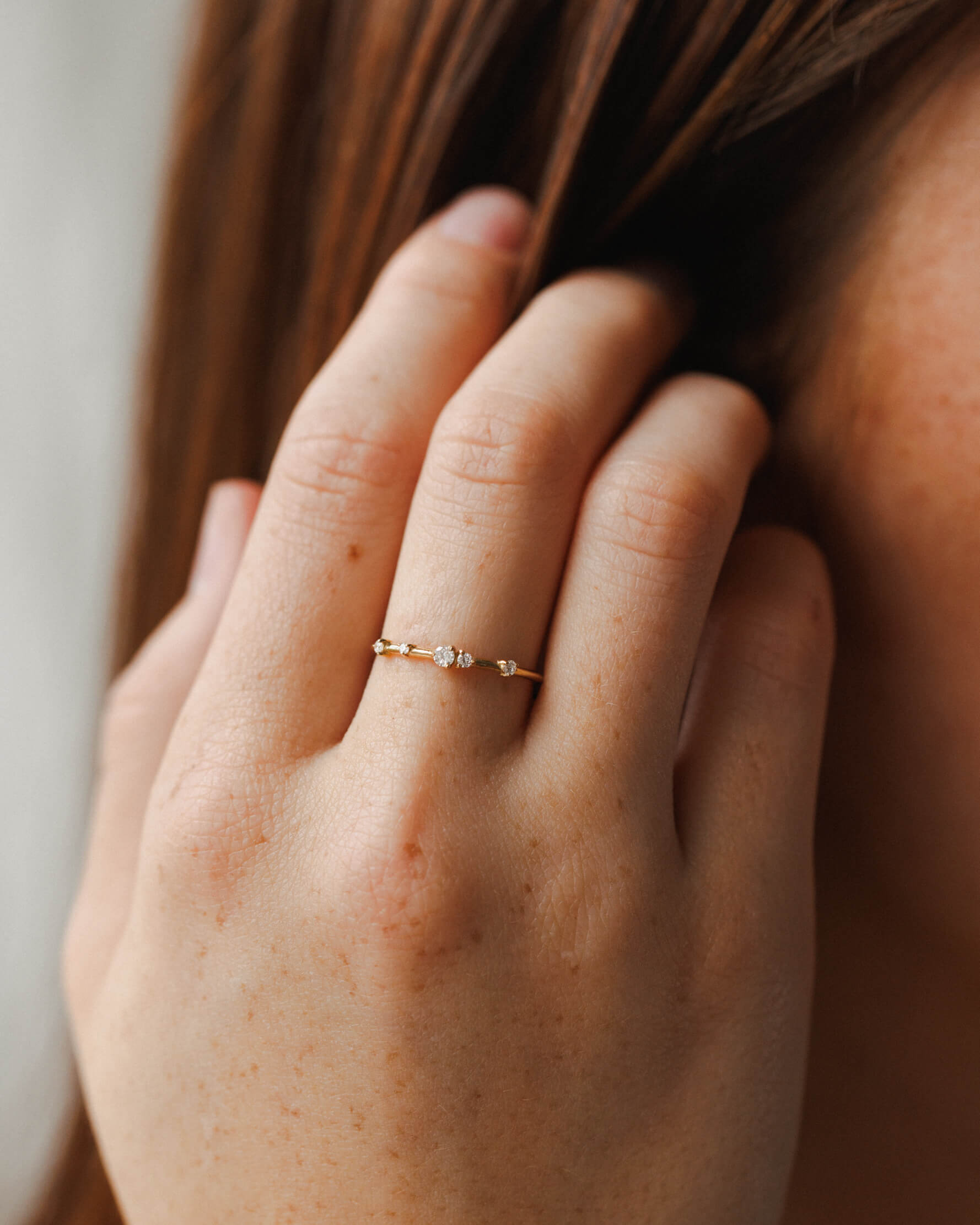 Elegant Starscape Diamond Ring for Women