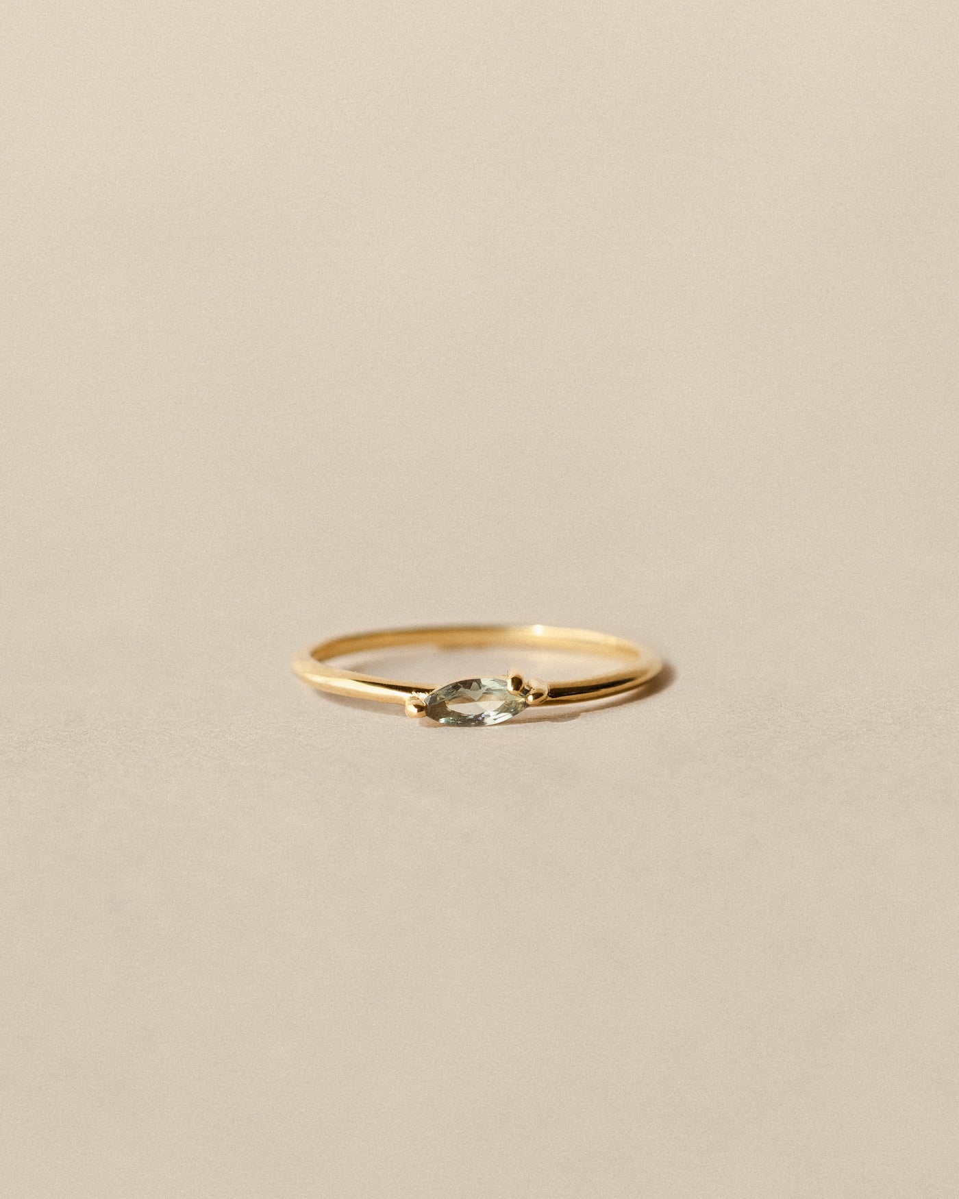 Leaflet Ring - Minimalist Stackable Band
