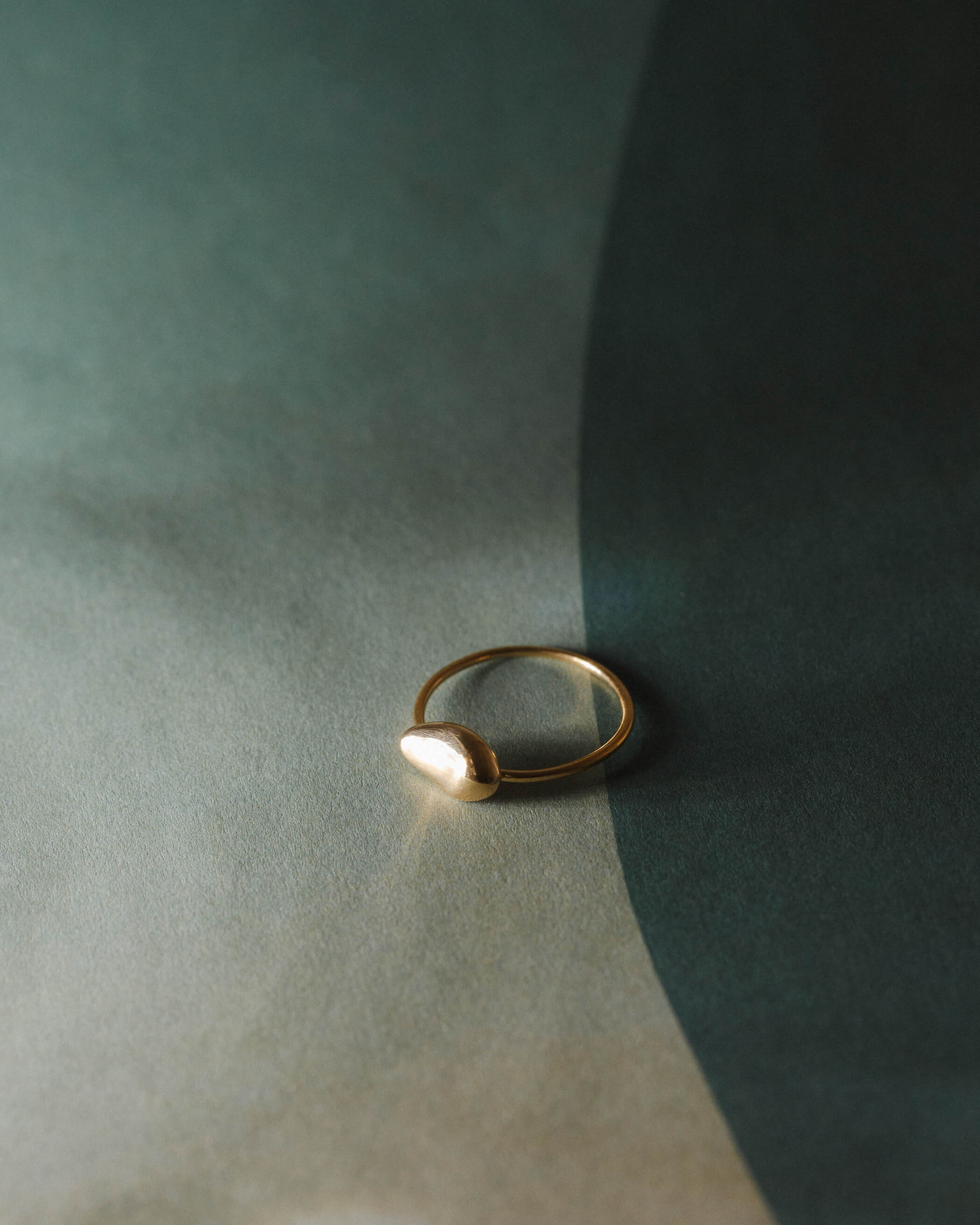Solid Gold Anxiety Relief Ring