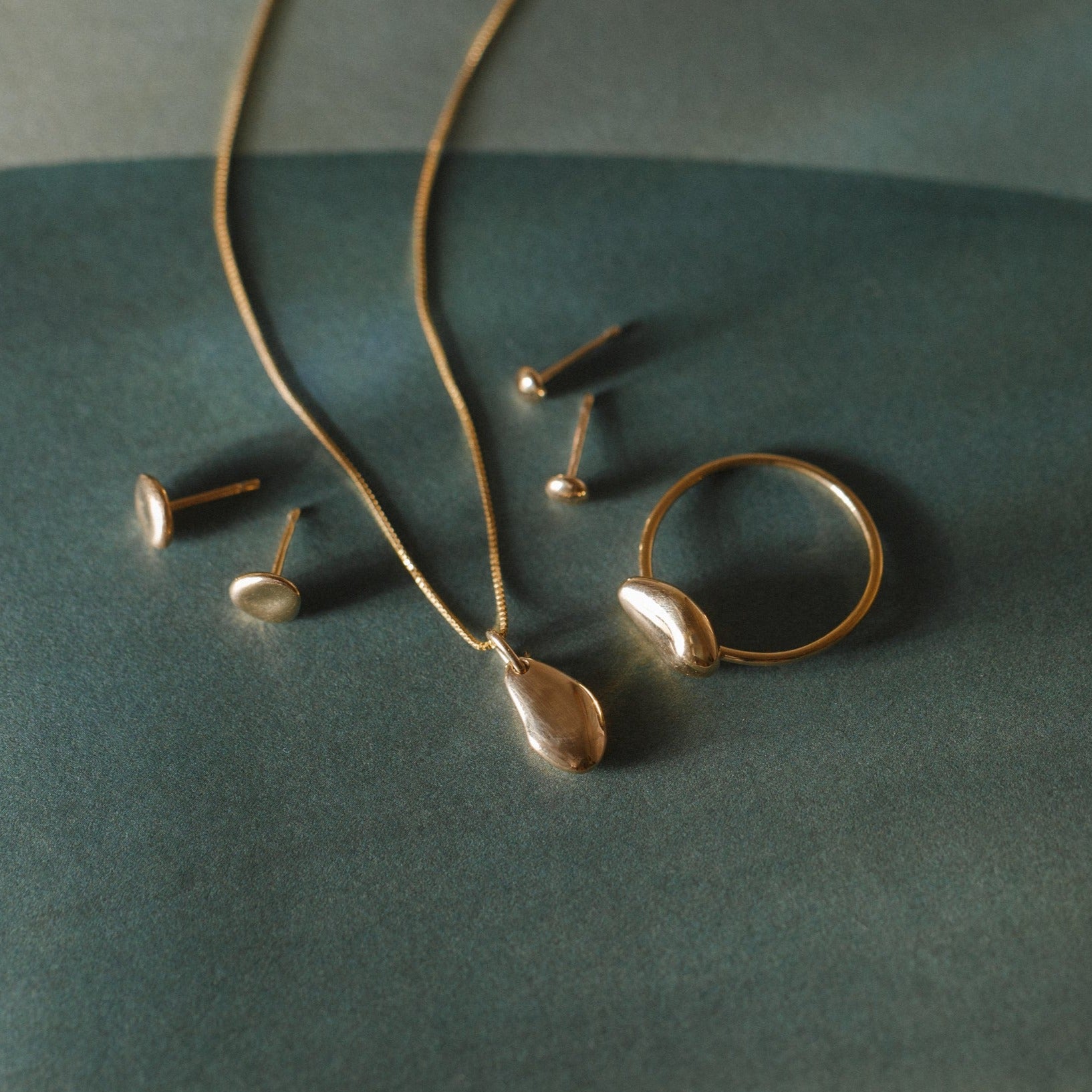 Solid Gold Anxiety Relief Ring