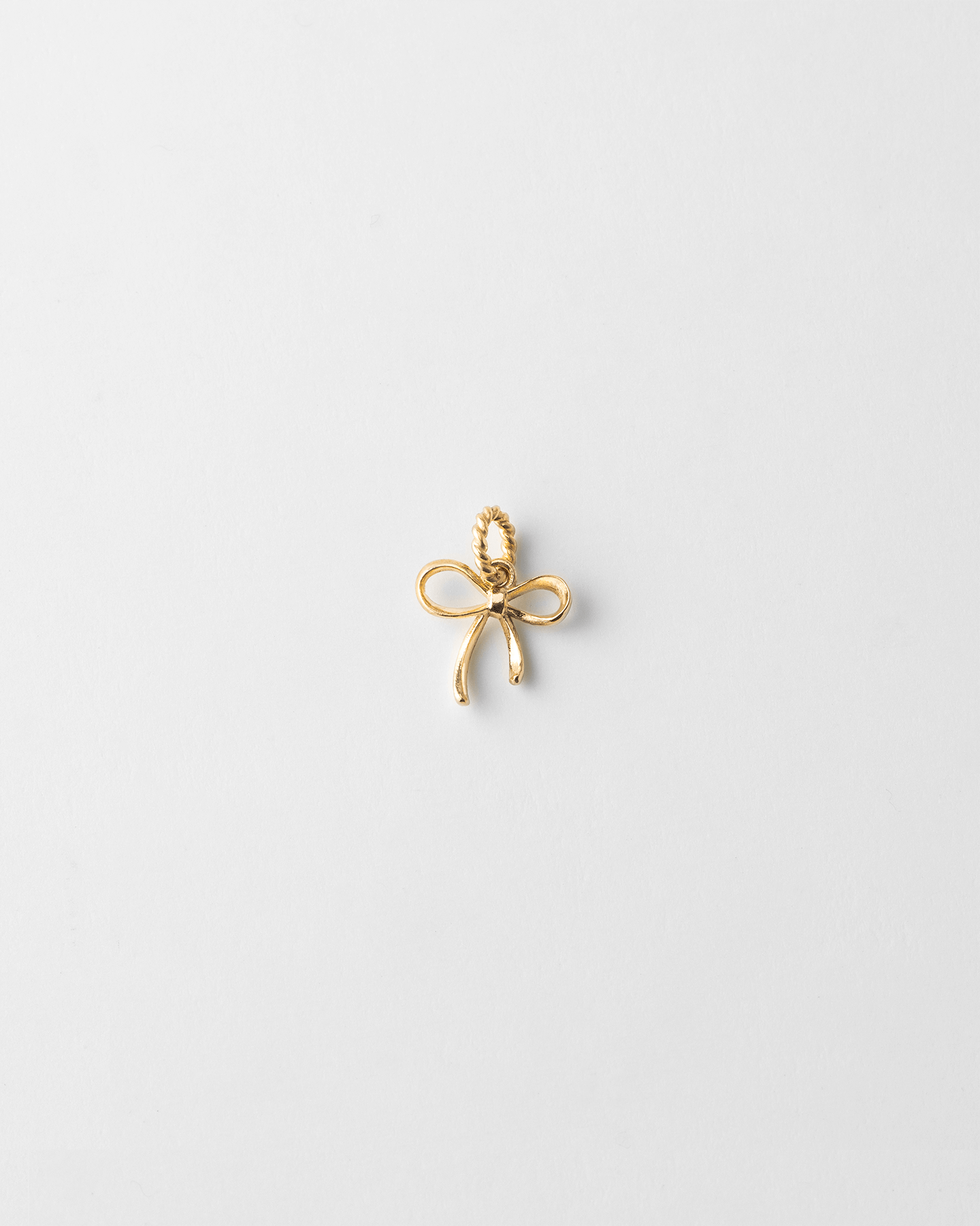 Elegant Bow Charm Necklace