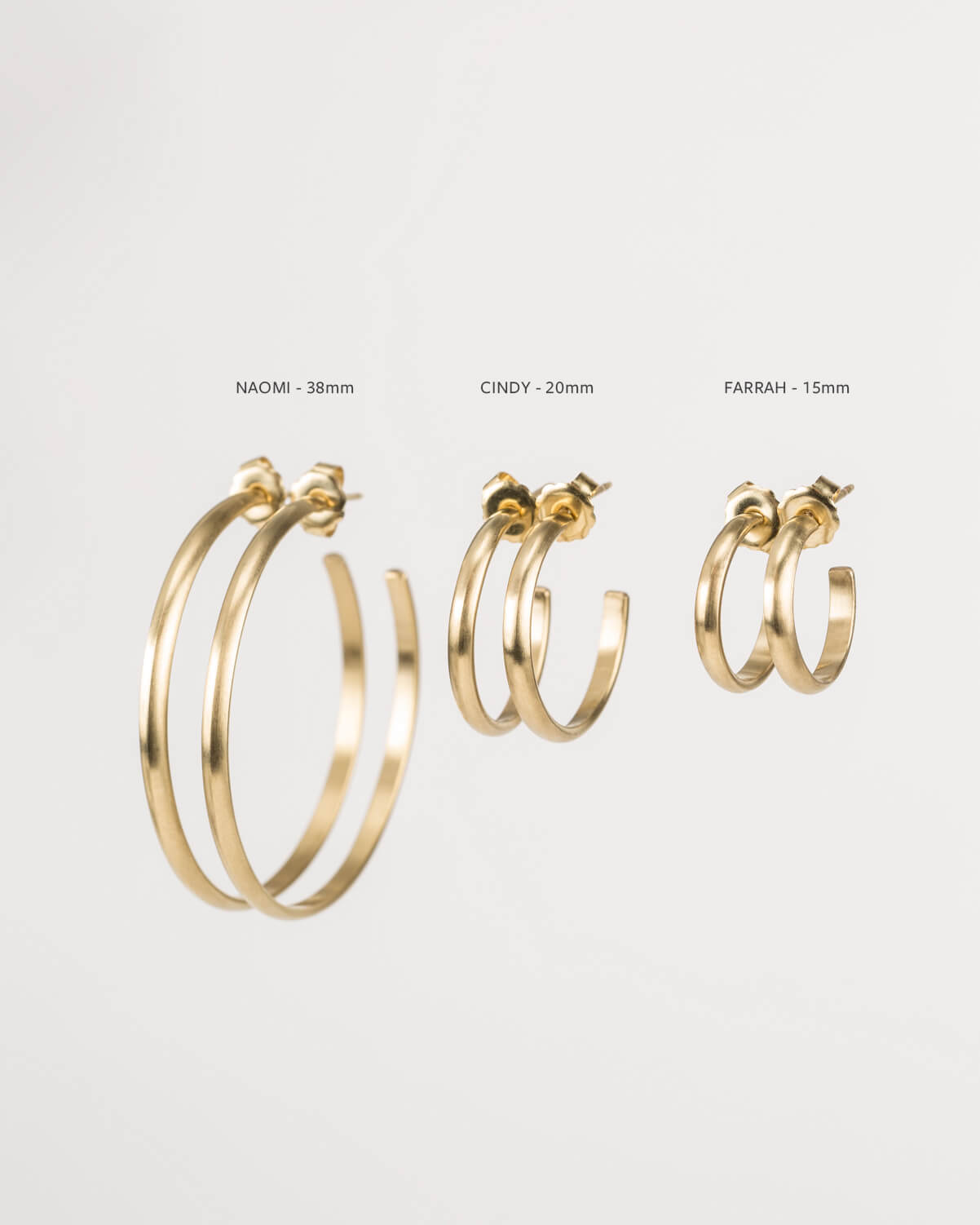 Farrah Hoop Earrings – Stylish & Lightweight
