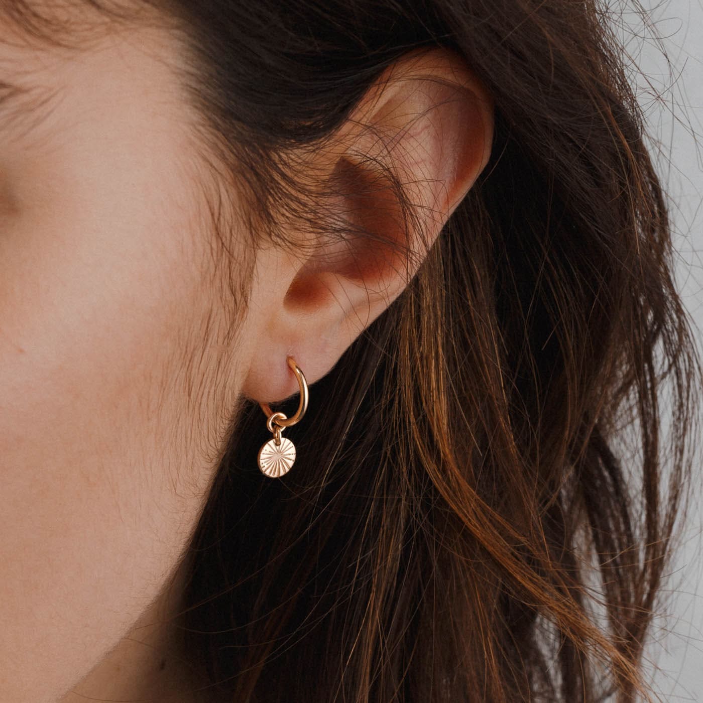 Stylish Sia Starburst Huggie Hoop Earrings