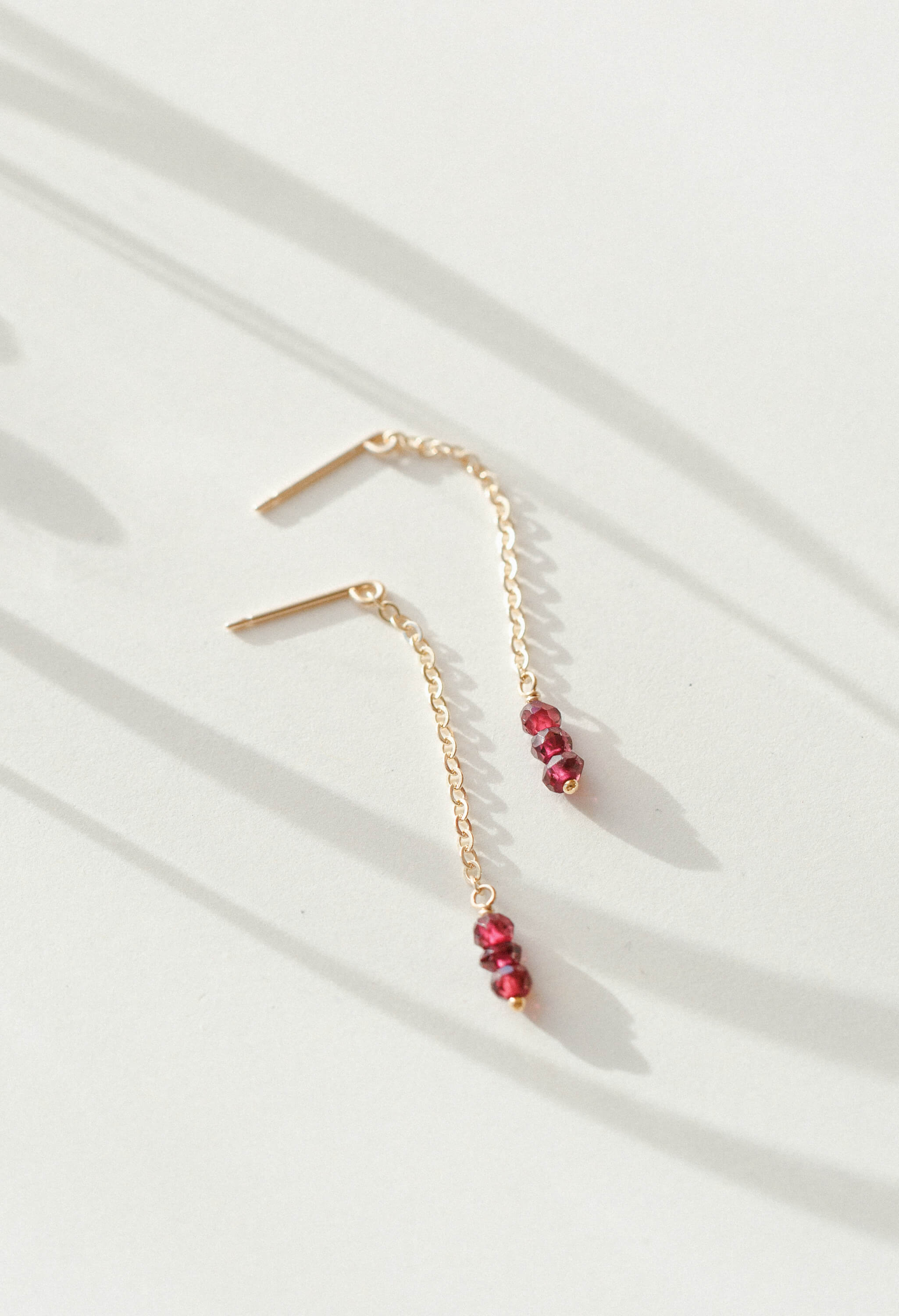 Birthstone Drop Earrings – Elegant Minimalist Jewelry