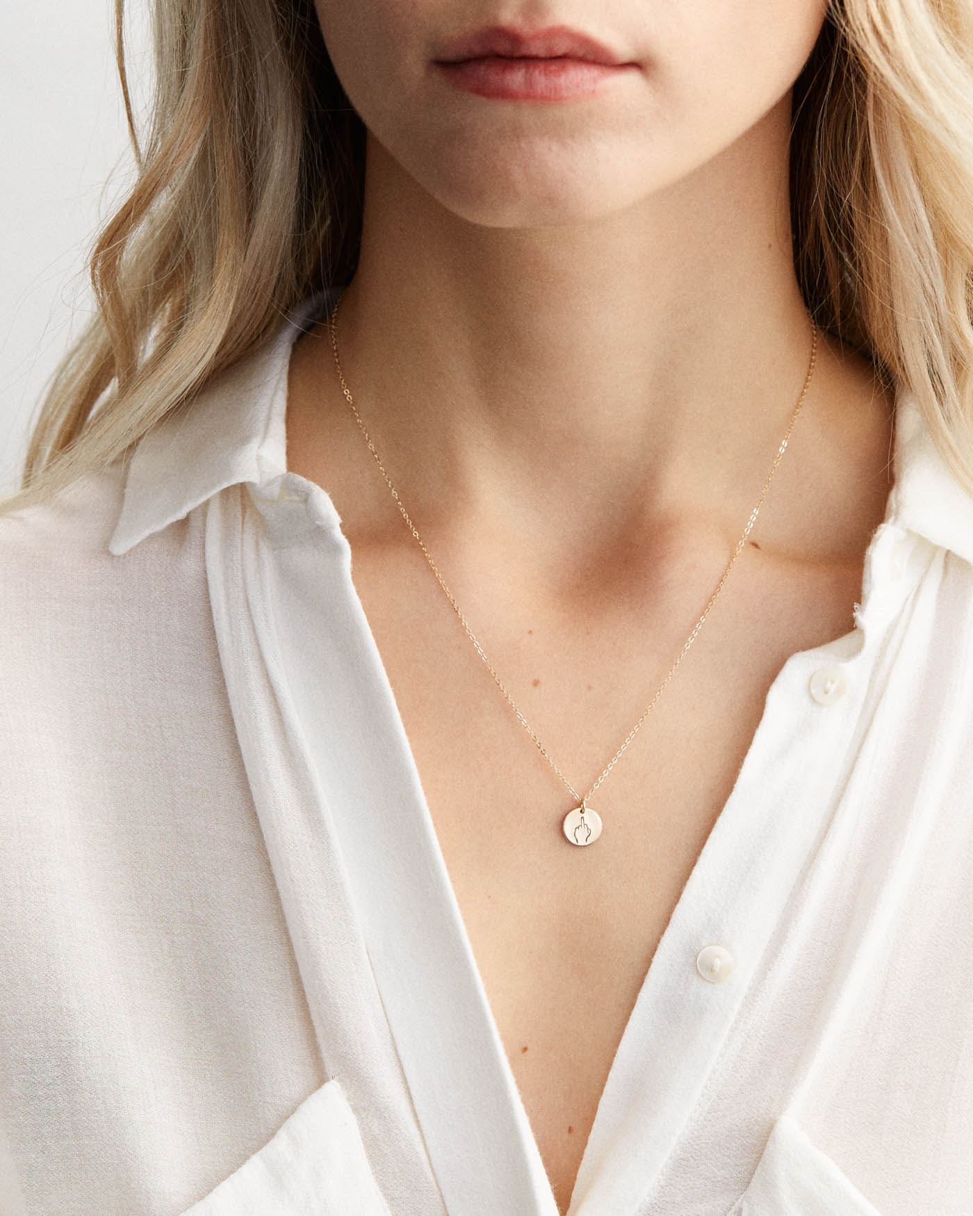 Nope Statement Necklace