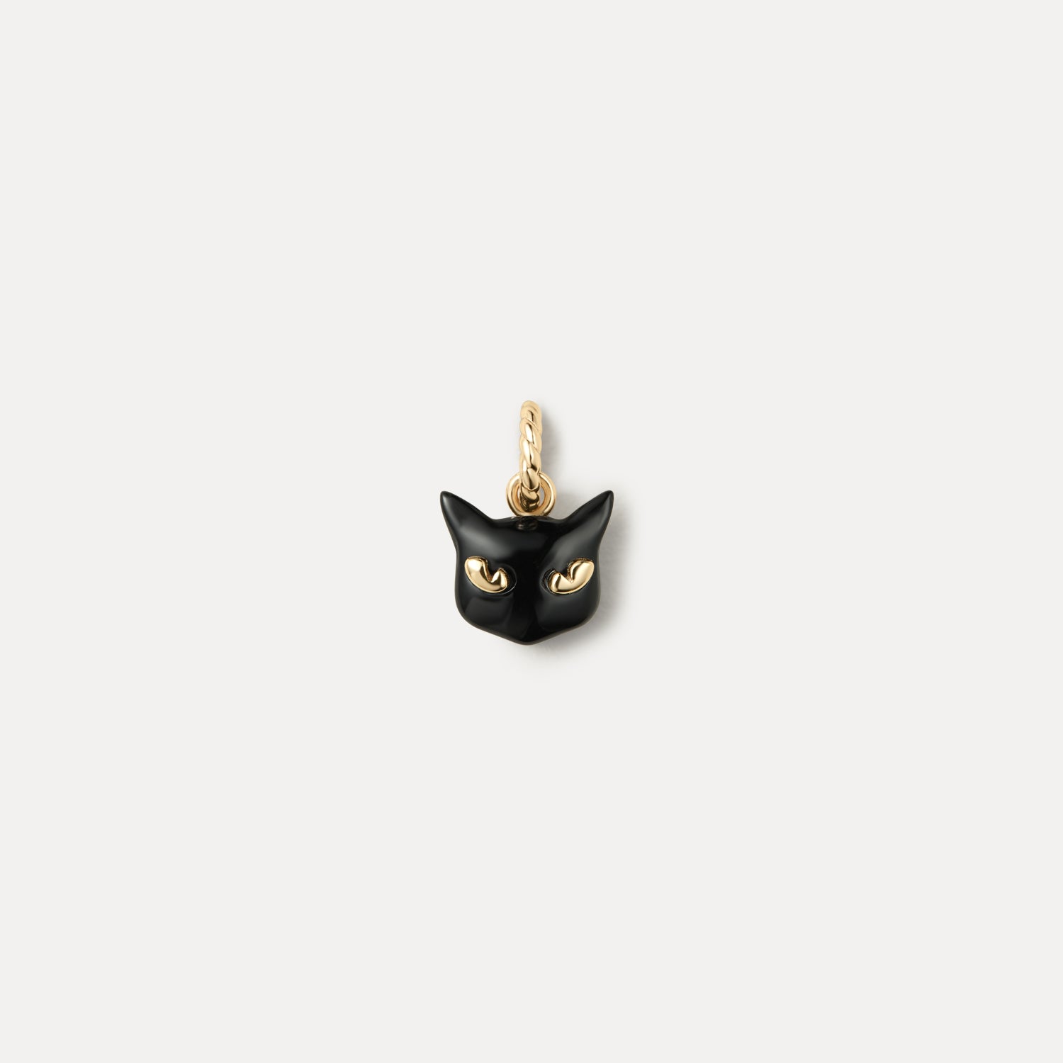 Stylish Black Cat Charm for Good Luck