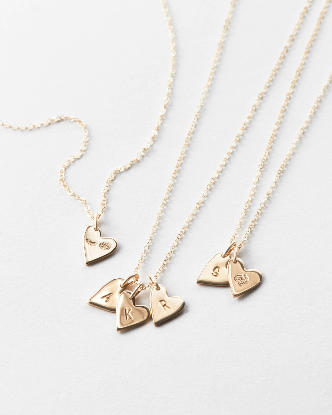 Maude Sterling Silver Heart Necklace