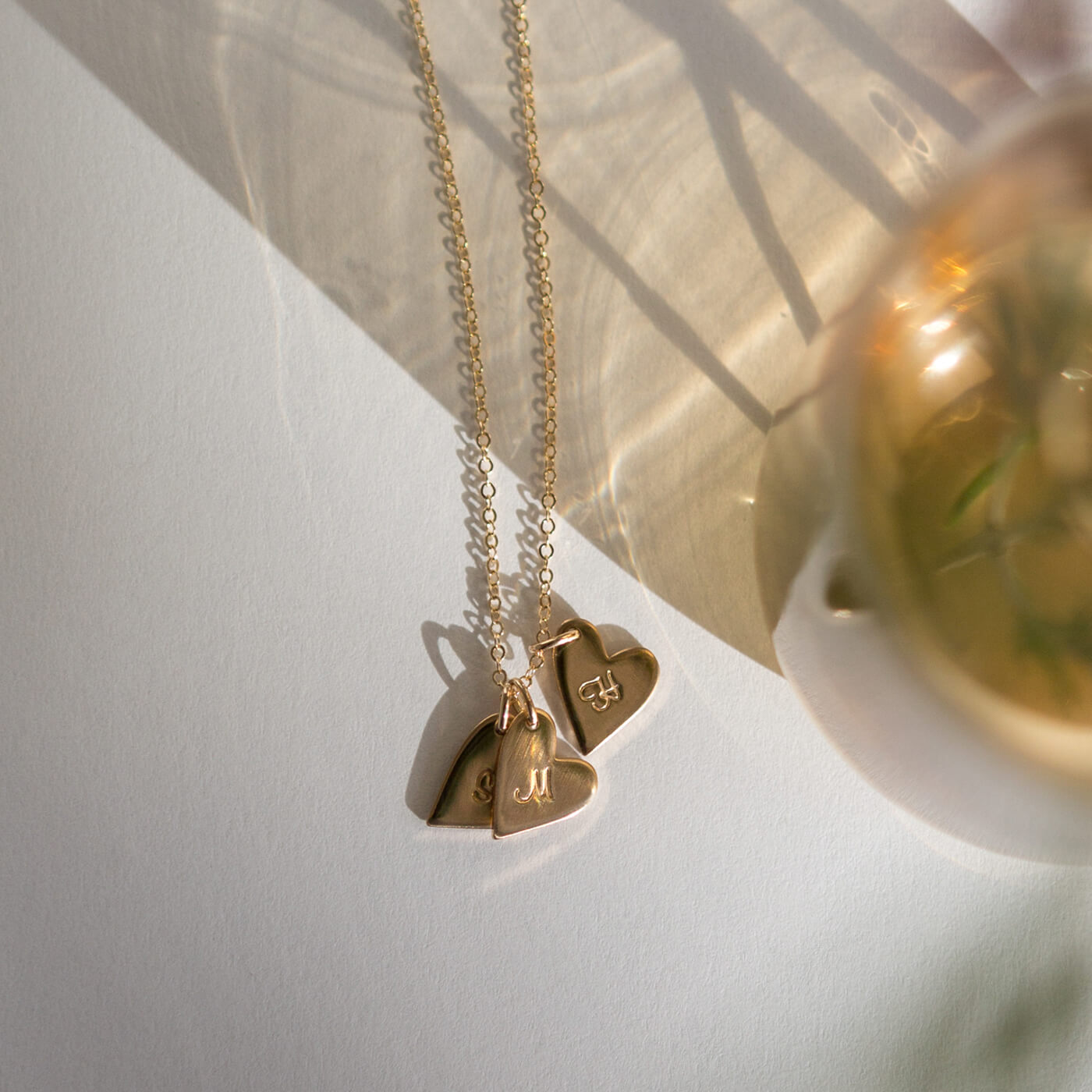 Maude Sterling Silver Heart Necklace