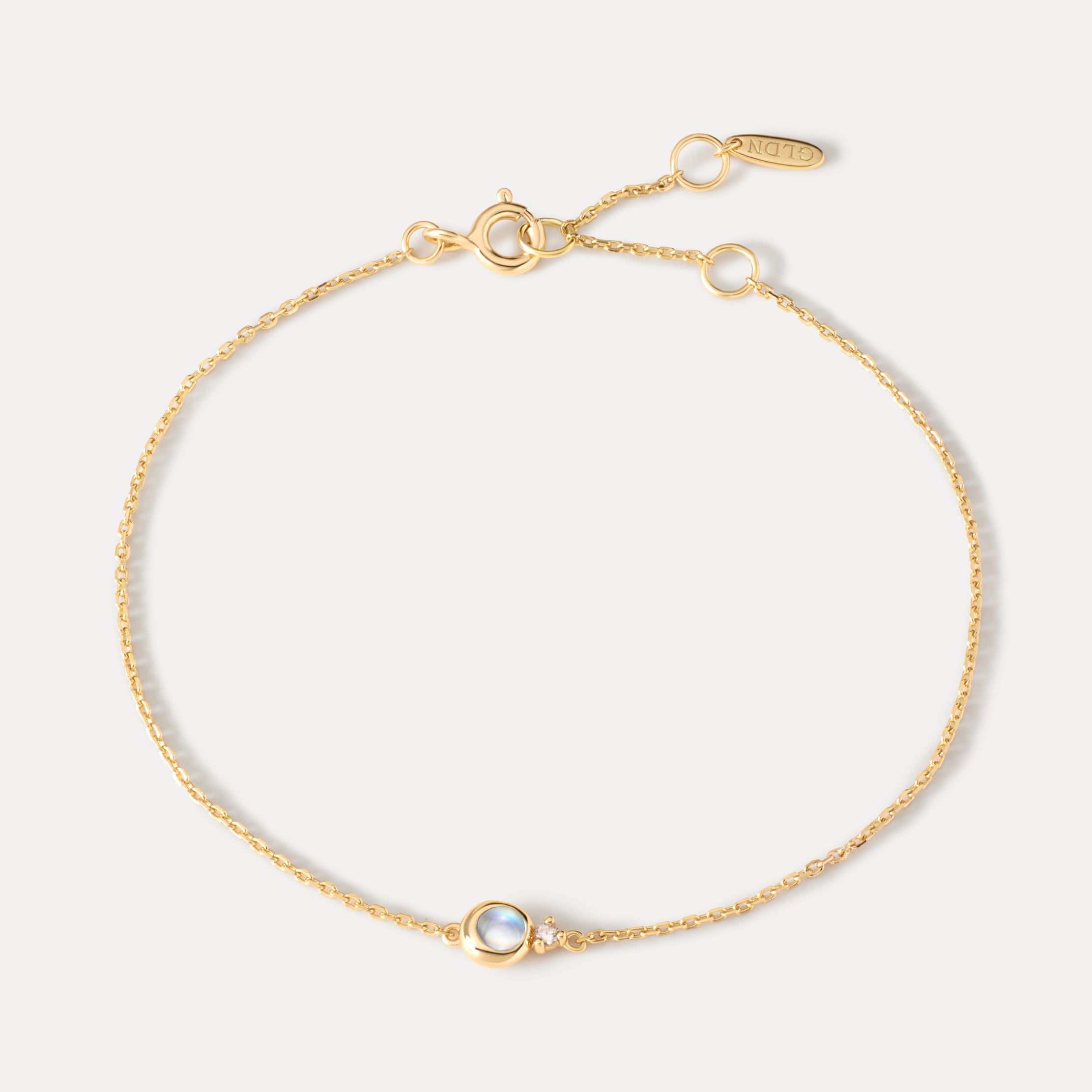 Solid Gold Moonstruck Bracelet – Elegant & Timeless