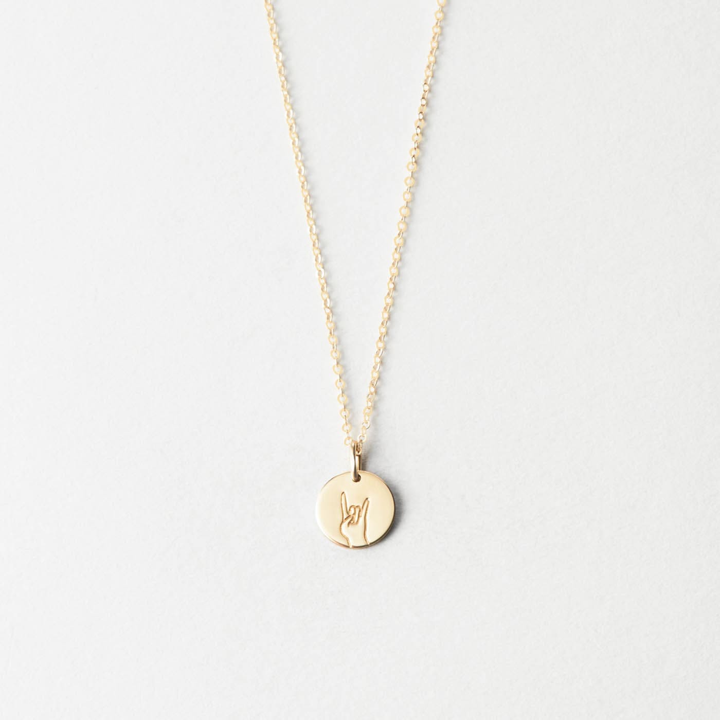 Stylish Rock On Pendant Necklace