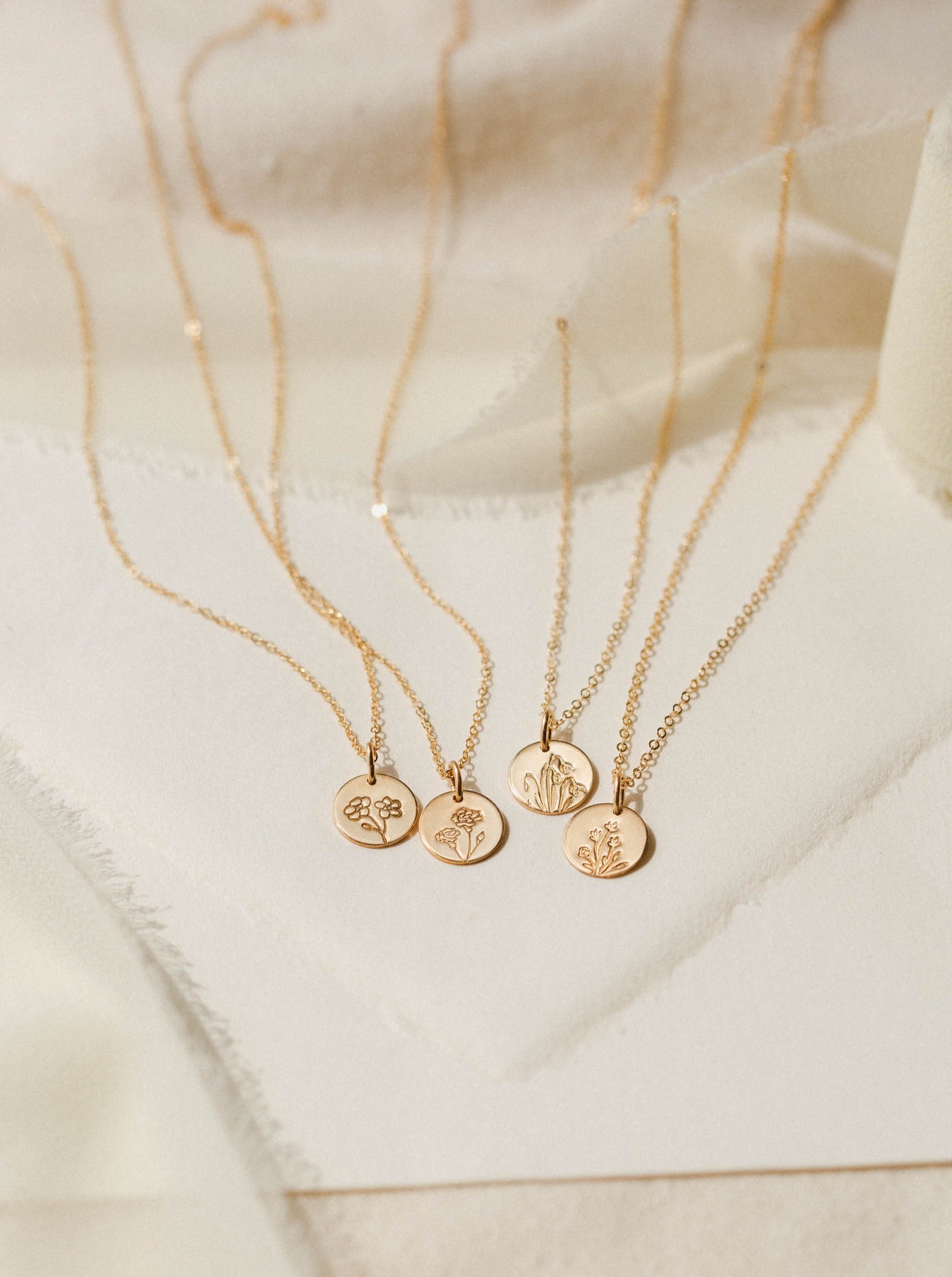 Floral Bridesmaid Necklace Set for Weddings