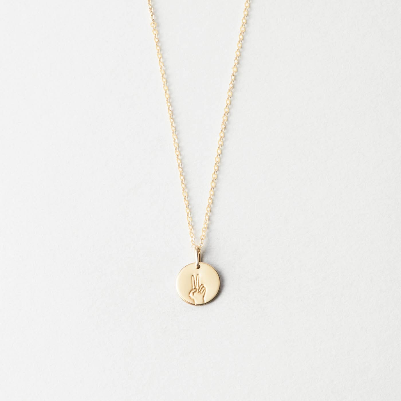 Peace Symbol Necklace for Everyday Wear