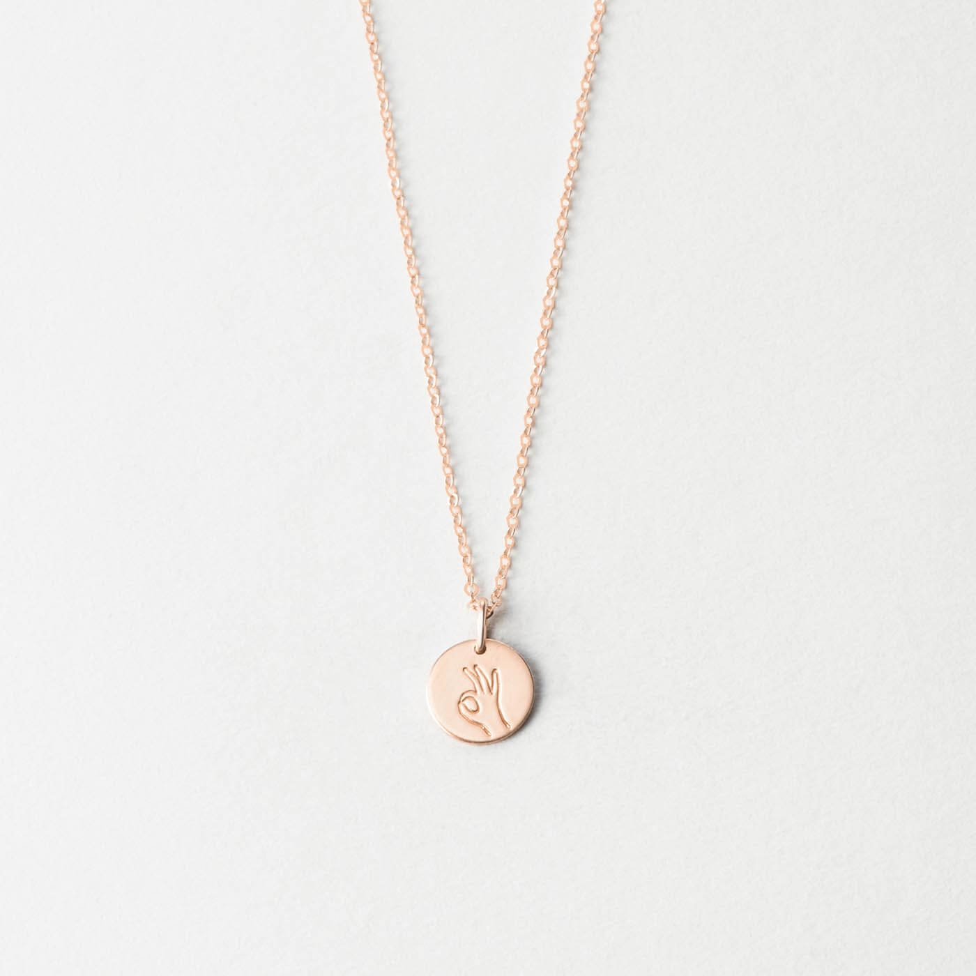 Okay Necklace – Minimalist Jewelry for Everyday Wear