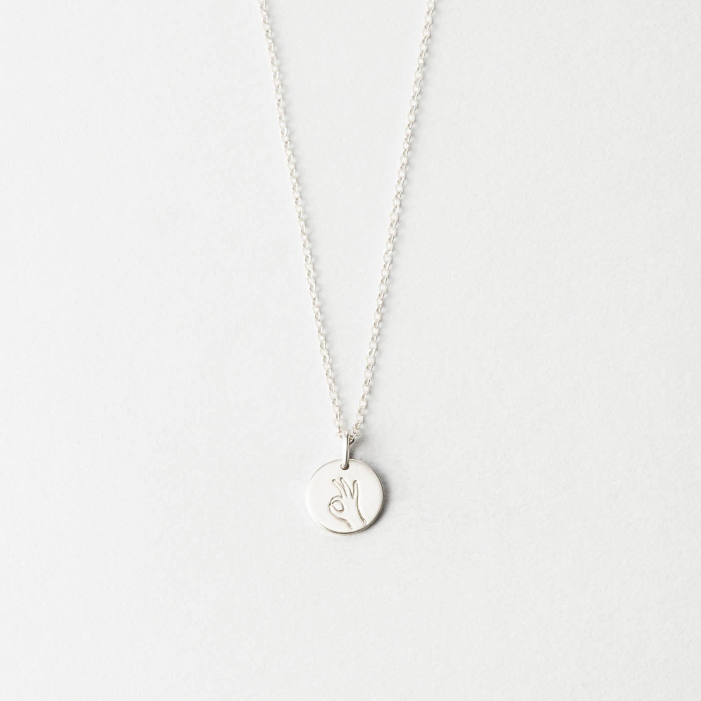Okay Necklace – Minimalist Jewelry for Everyday Wear