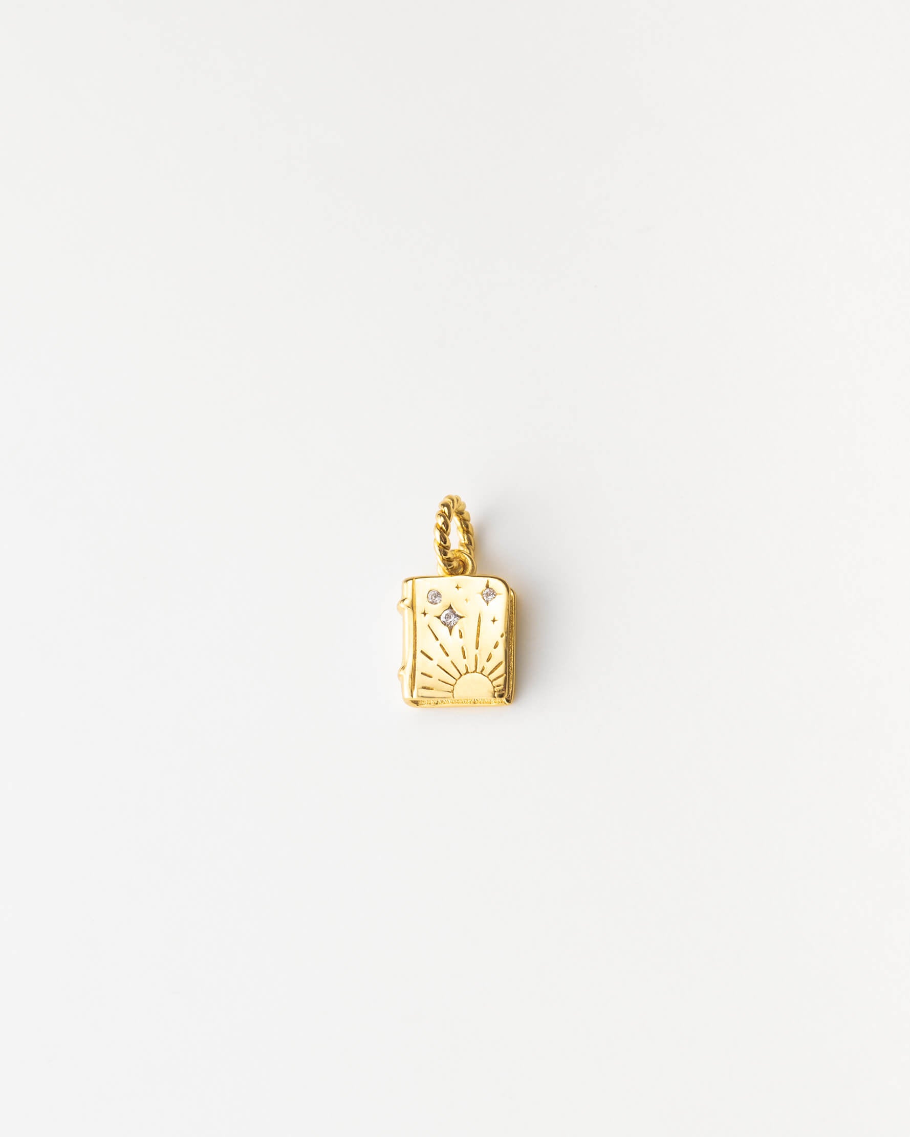 Cosmic Book Charm for Jewelry Making