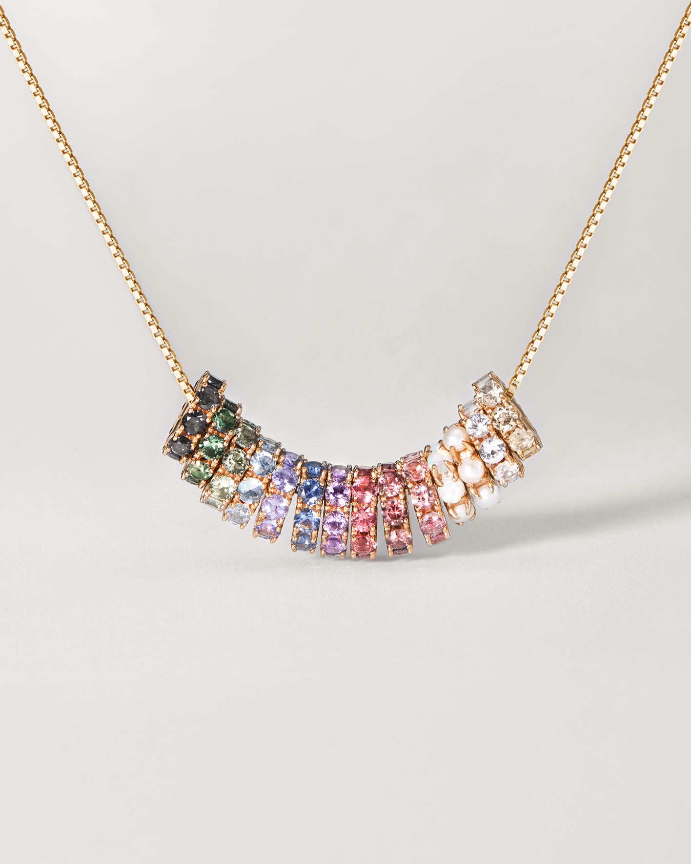 Birthstone Bead Necklace – Personalized Aura Jewelry