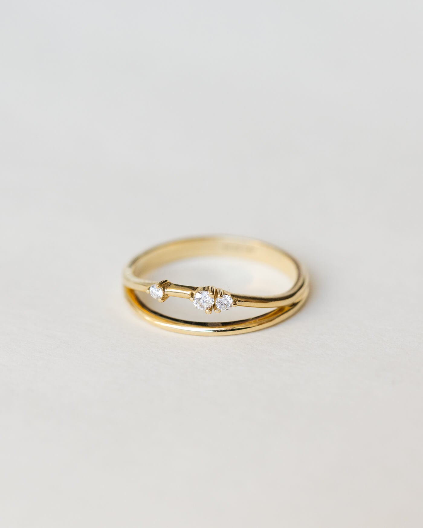 White Sapphire Engagement Ring – Eclipse