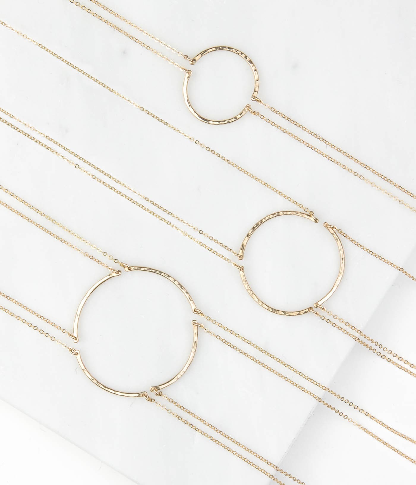 Circle Friendship Necklace Set for Best Friends