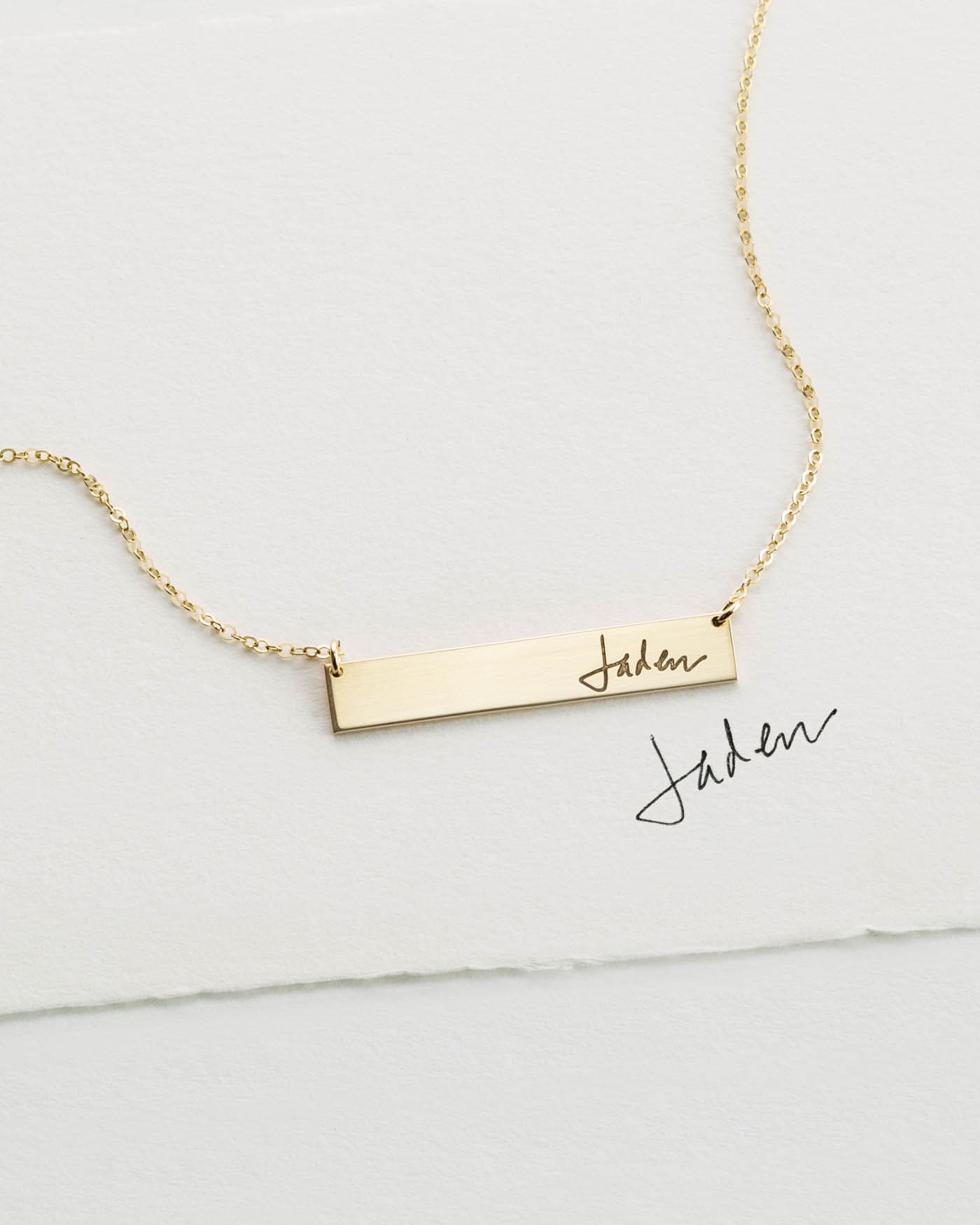 Personalized Handwriting Pendant Necklace