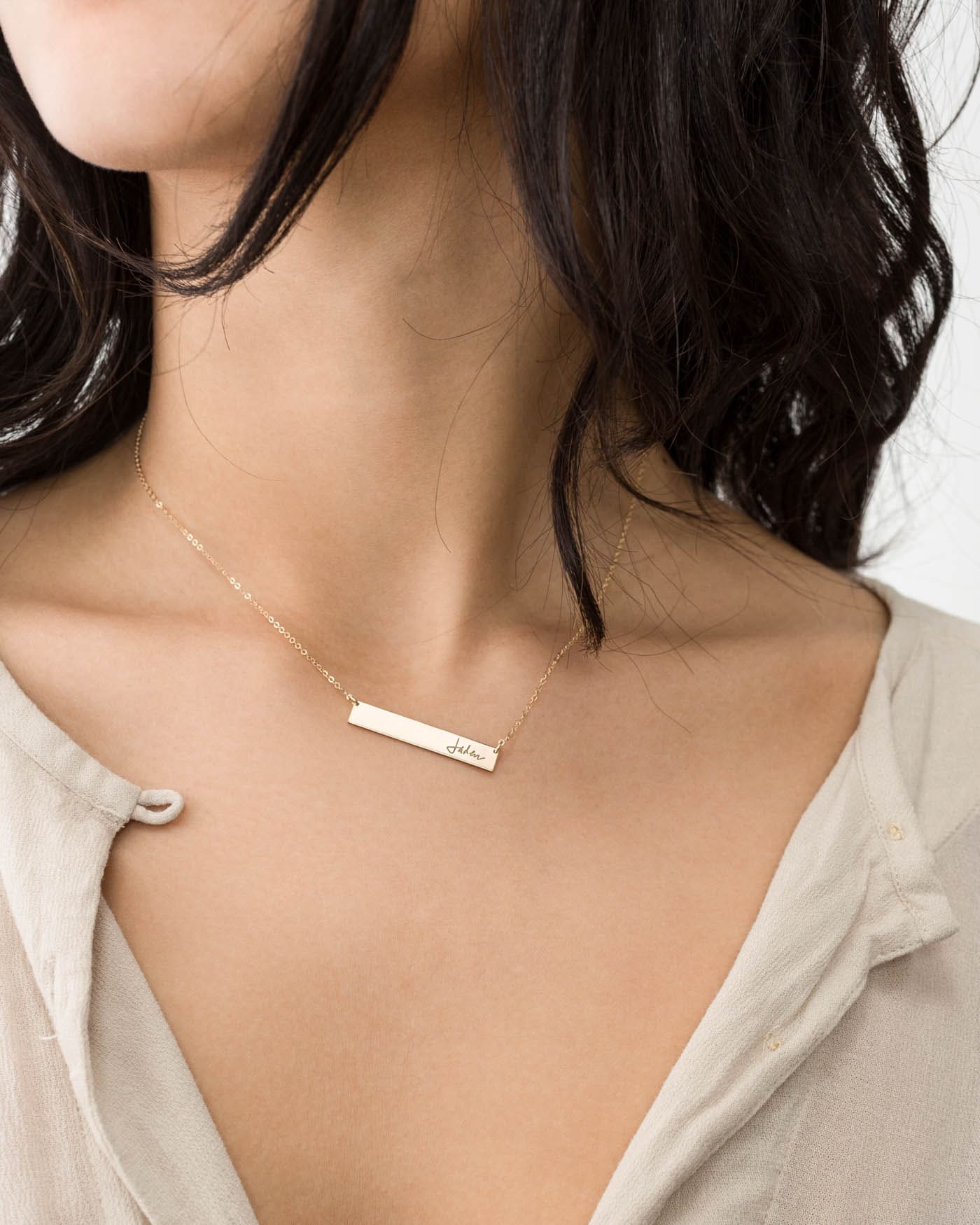 Personalized Handwriting Pendant Necklace