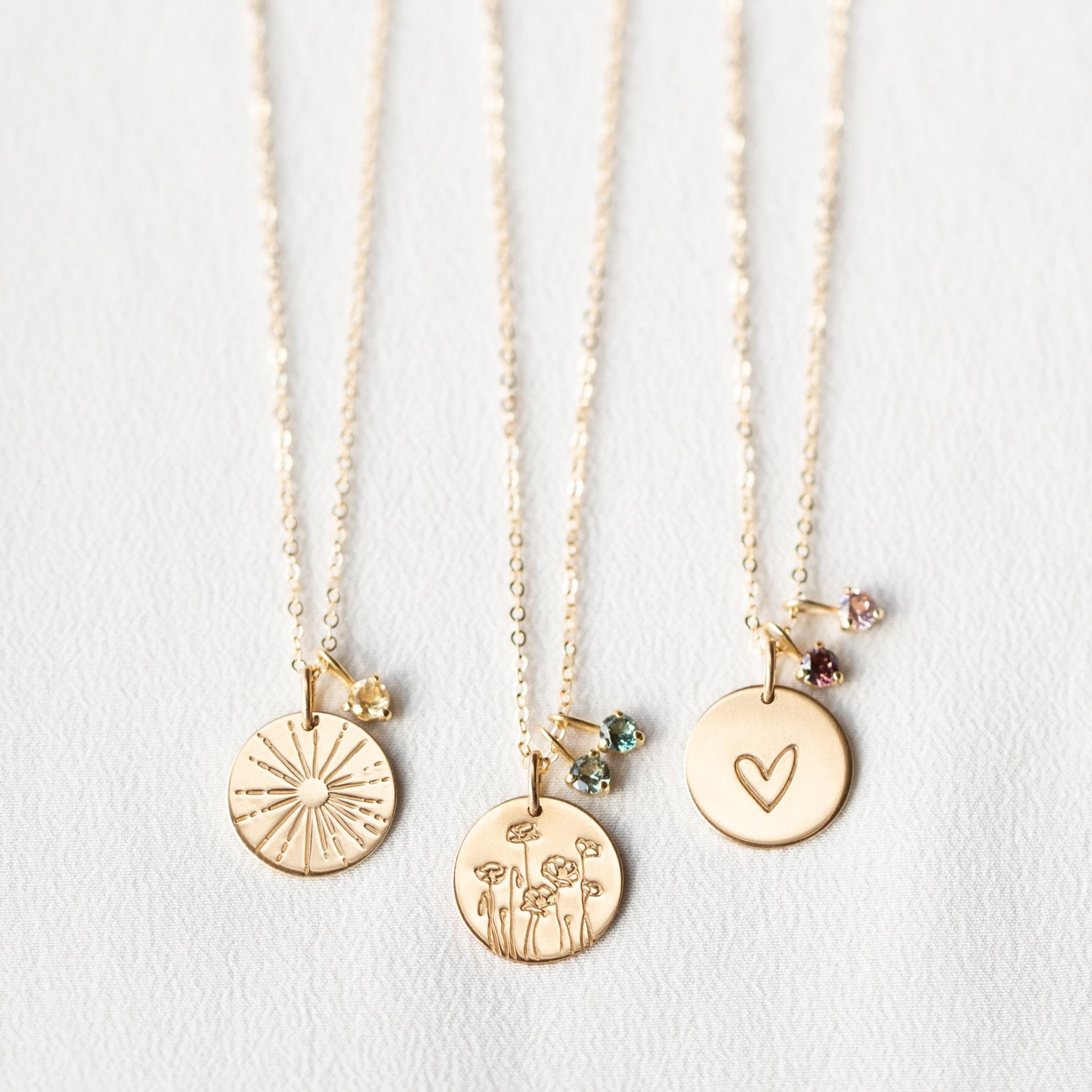 Personalized Birthstone Necklace