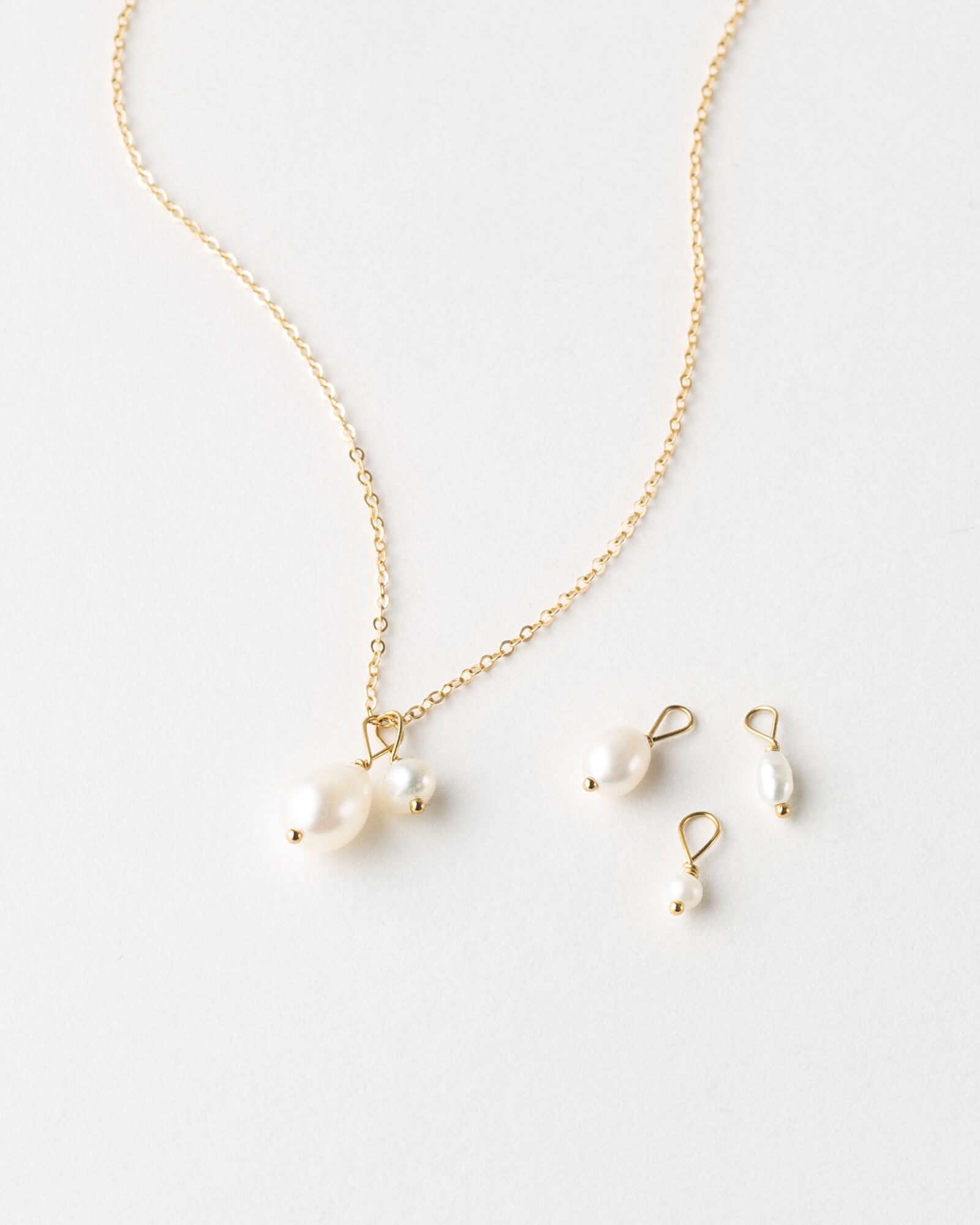 Pearl Charm Necklace DIY Kit