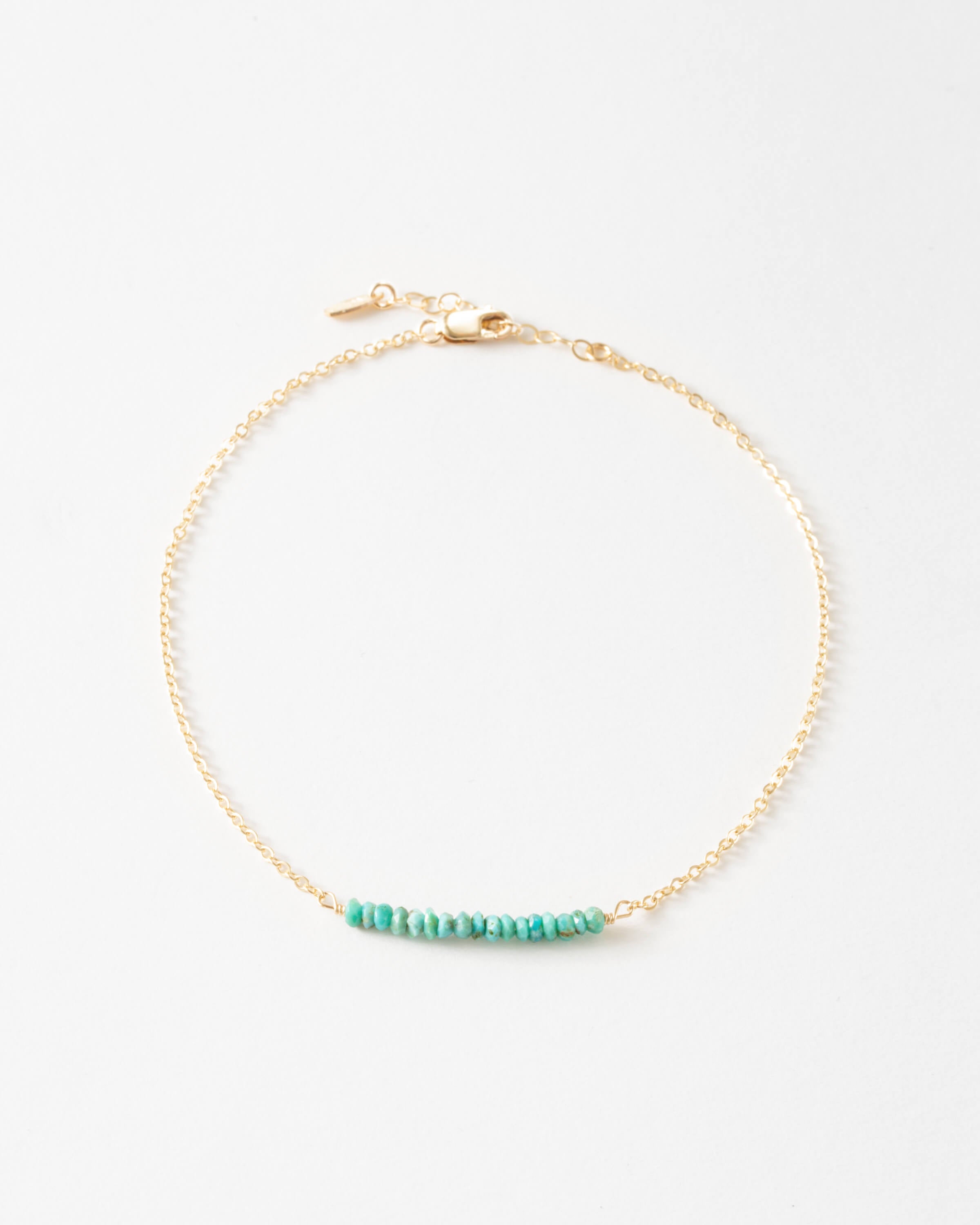 Maia Gemstone Beaded Anklet