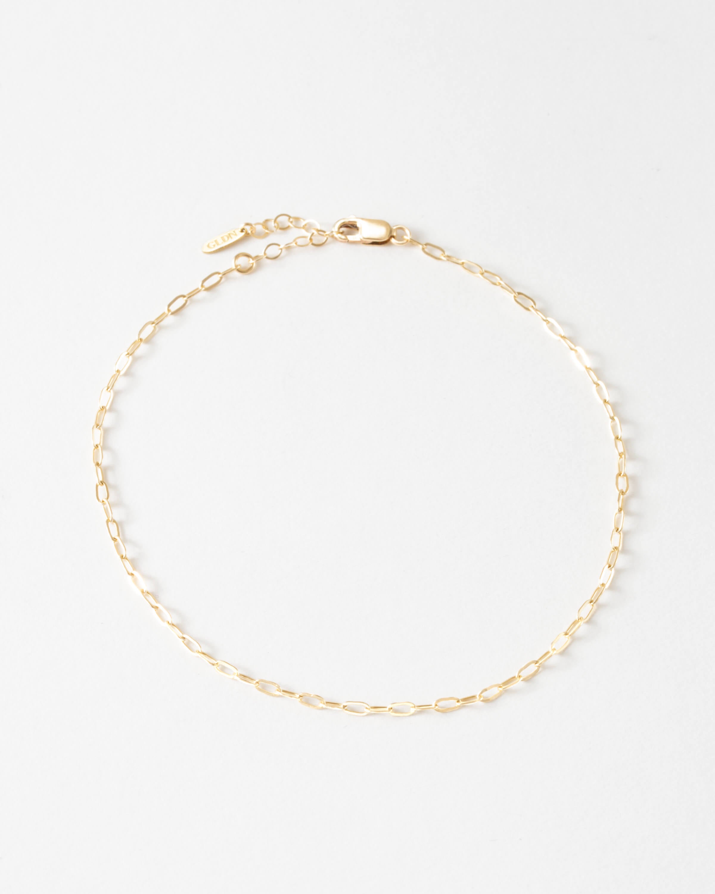 Elegant Paperclip Chain Anklet