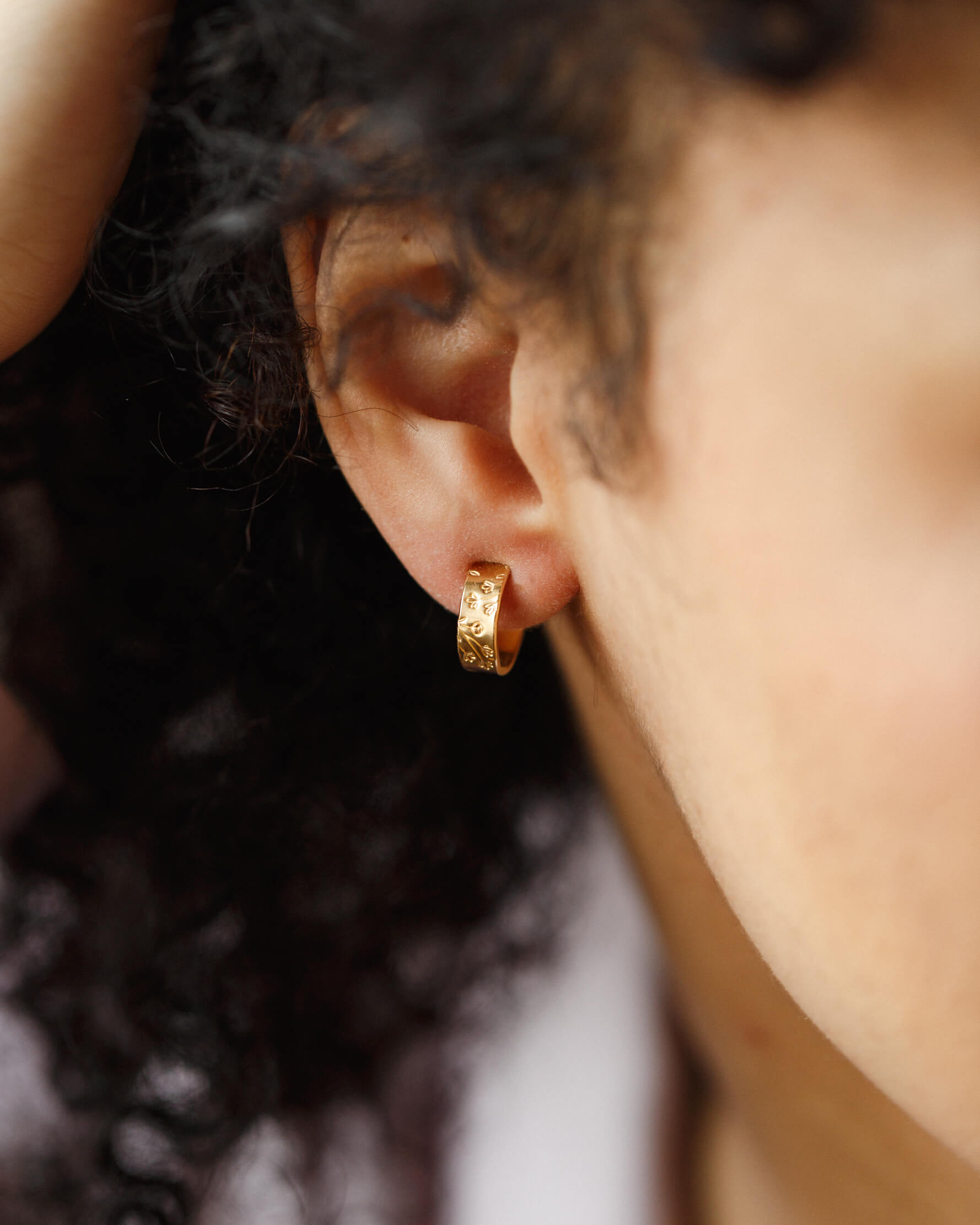 Tiny Wildflower Earrings for Everyday Wear