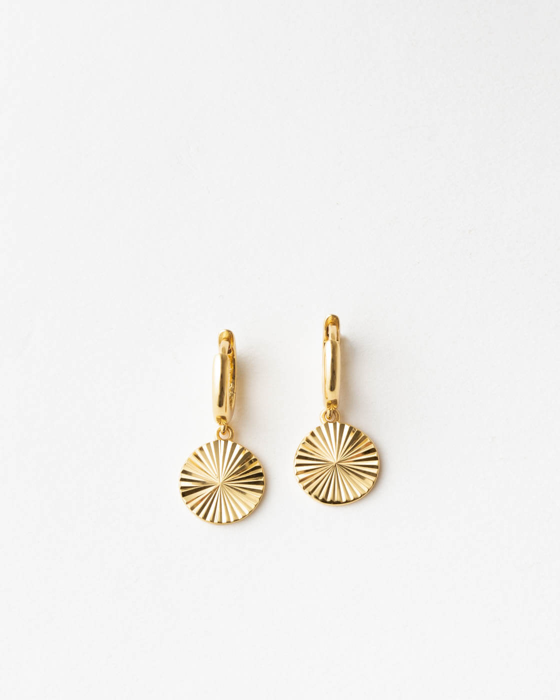 Stylish Radiant Charm Huggie Hoop Earrings