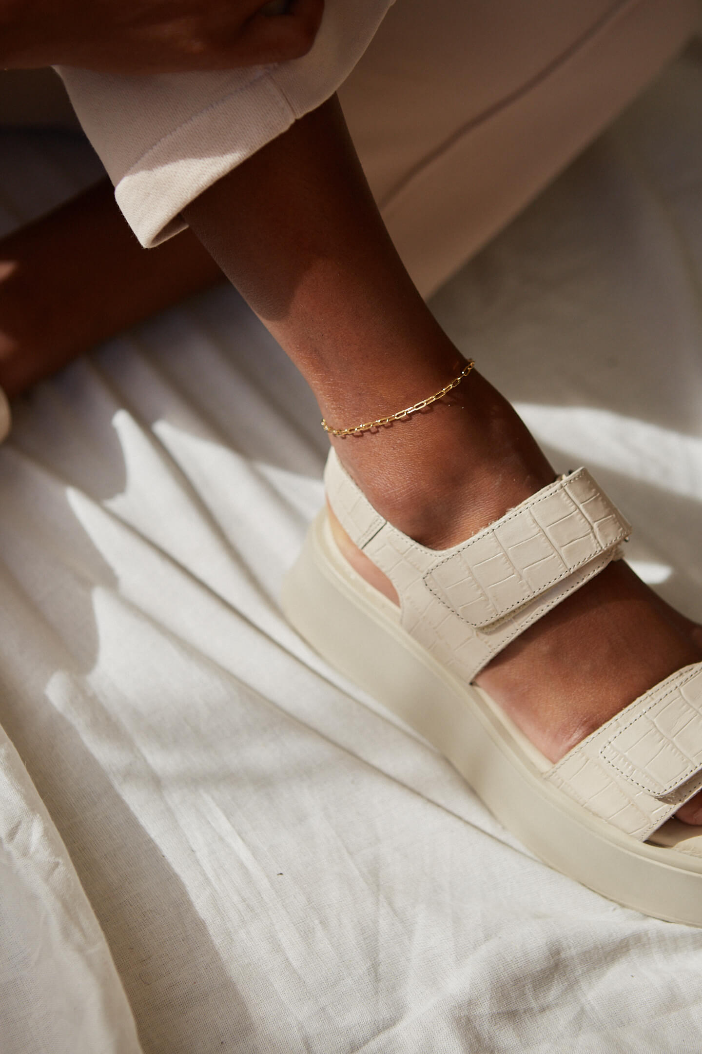 Stylish Paperclip Chain Anklet Jewelry