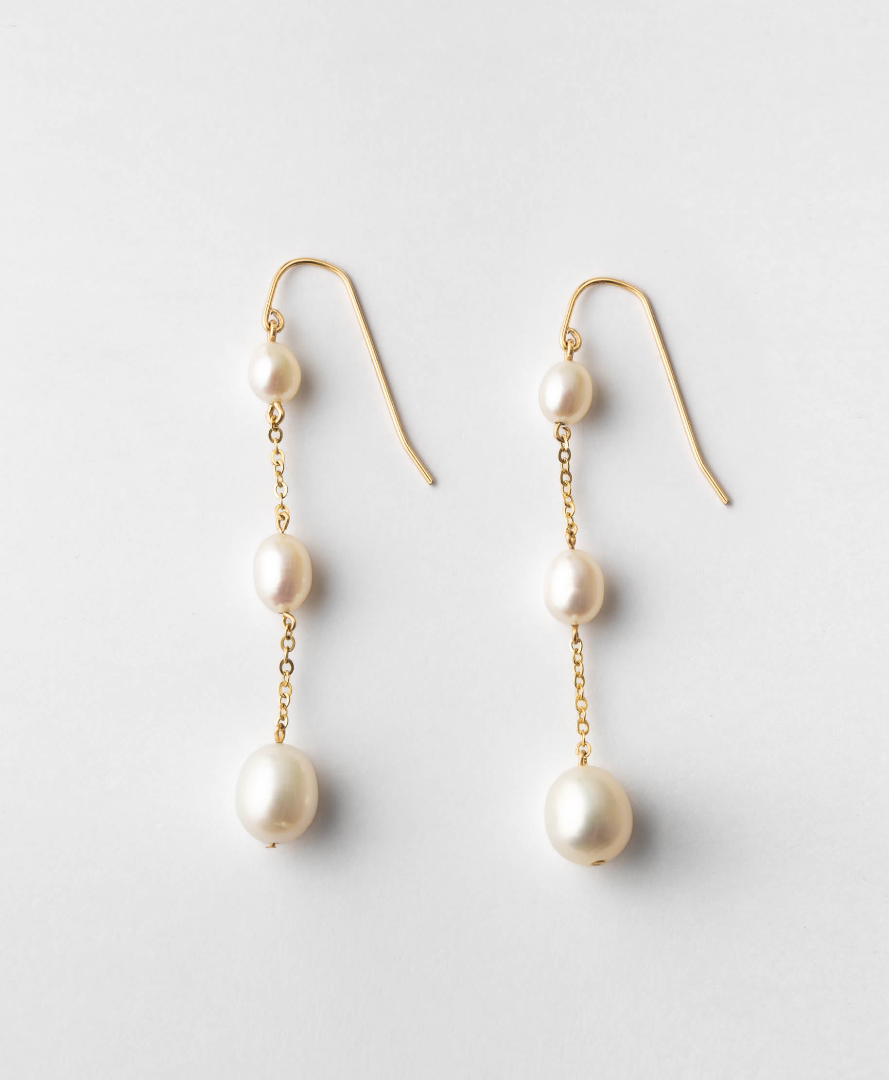 Elegant Pearl Drop Earrings
