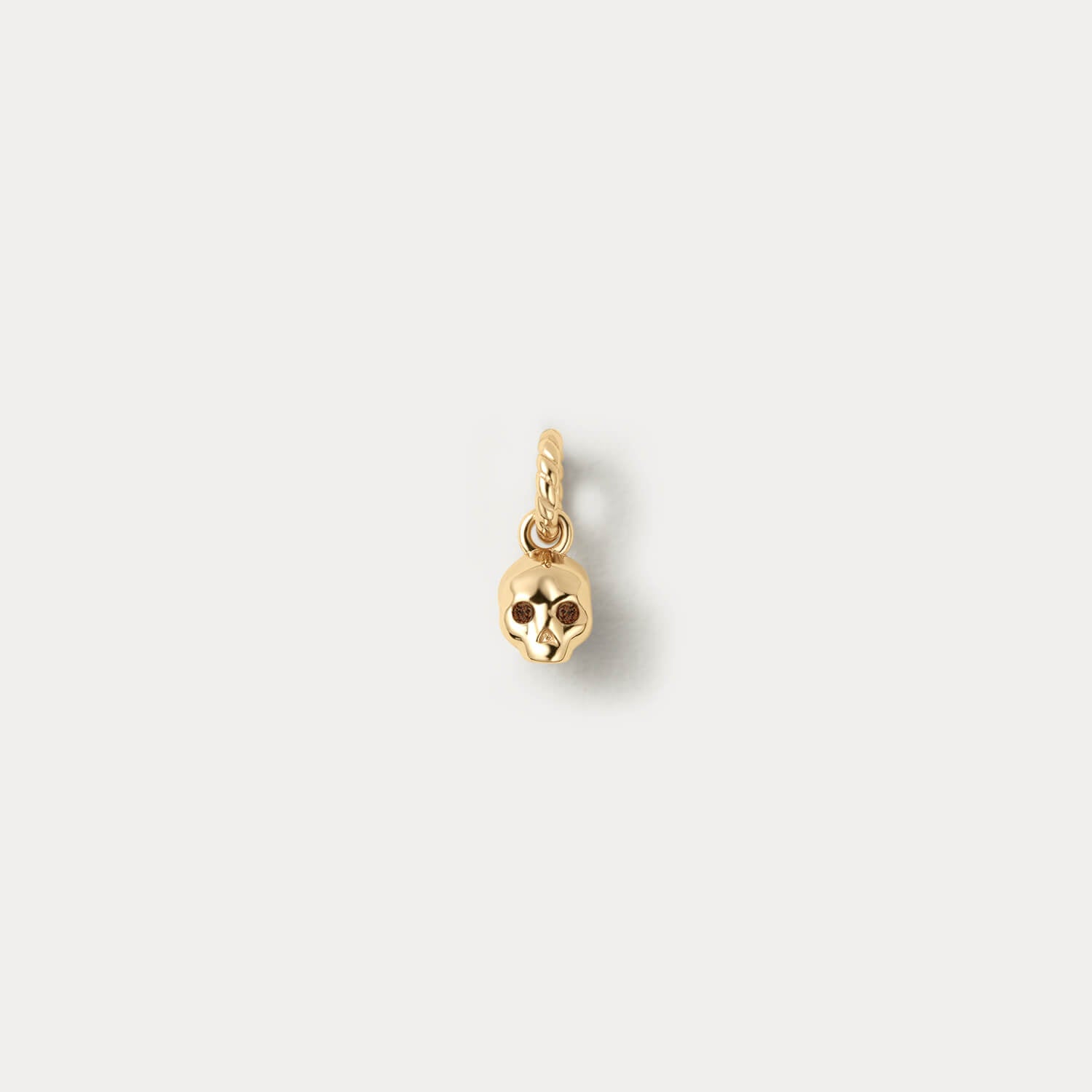 Stylish Bejeweled Skull Charm for Jewelry